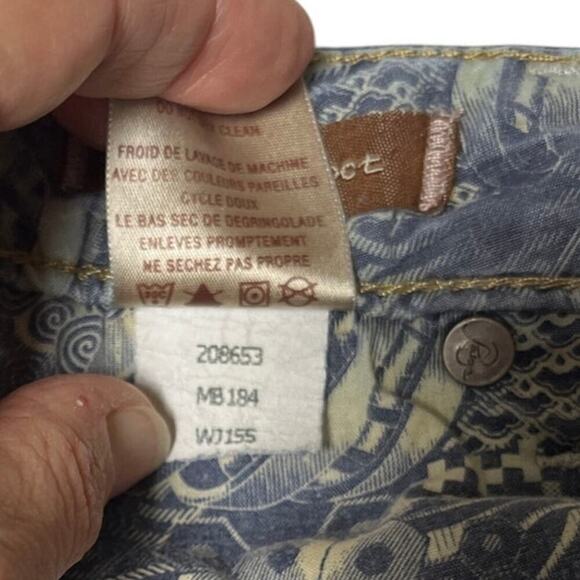 Paige Monte Boot Cutoff Shorts 30 Y2K‎ Denimcore Raw Hem Made in USA Denimcore - Picture 8 of 13